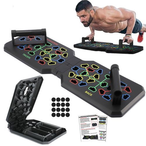 Planche à Pompes - Exercice Et Remise En Forme - Noir/multi