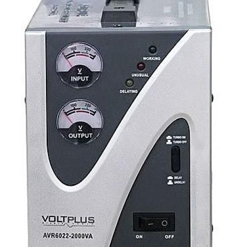 Stabilisateur Analogique De Tension Automatique 2000VA - Noir Voltplus