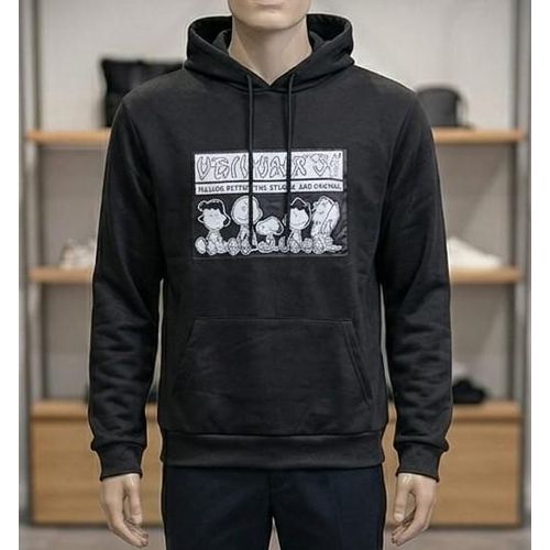 Pull à Capuche Pour Homme Automne Et Hiver - Noir