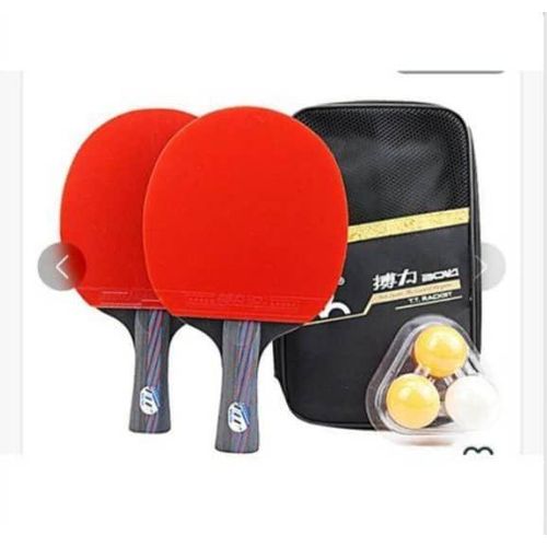 Kit de Tennis de Table Premium – 2 Raquettes de Ping-Pong, 3 Balles et 1 Sac de Transport