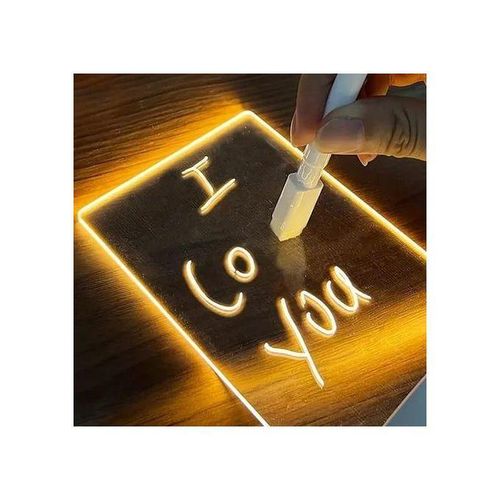 Veilleuse LED avec Tableau d'Écriture
