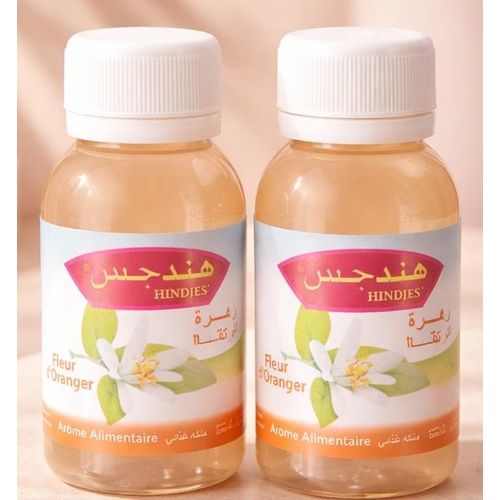 Lot De ( 2 × 60ml ) Arôme Alimentaire Fleur D'oranger HINDJES
