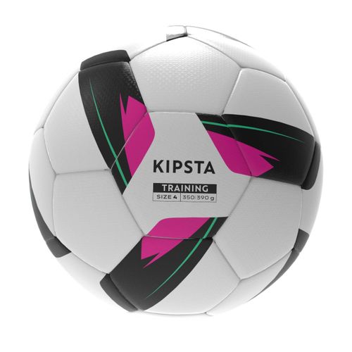 Ballon de football cousu machine training ball taille 4 blanc