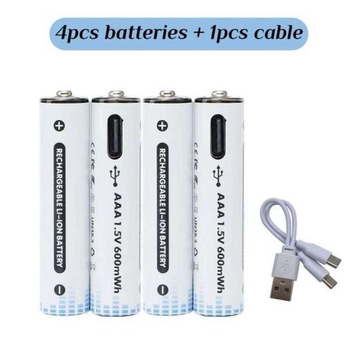 Piles rechargeables moderne 4 piles