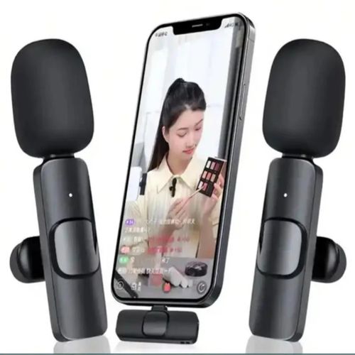 Micro-Cravate Sans Fil Pour Téléphone portable Pour IPhone, Modèle: K9, 2 Micros.