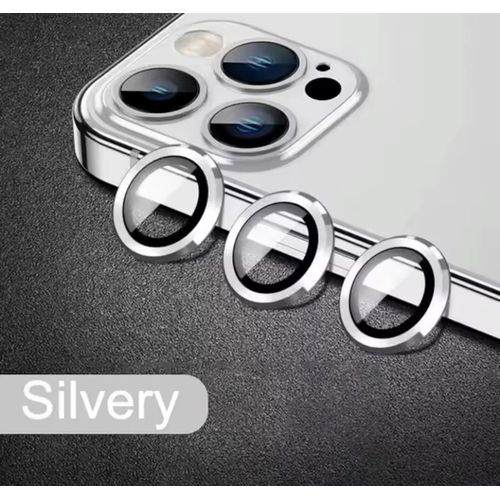 Protège Caméra Compatible à IPhone 13 Pro Max - Couleur Argent