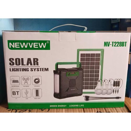 Kits Solaire avec 3 Ampoules + Radio