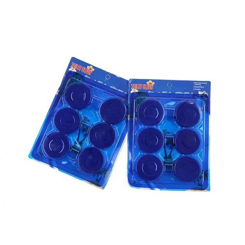 Lot de 2 Pastilles WC Nettoyantes Anti-Tartre Et Germicides - Pack De 2*6 Pièces