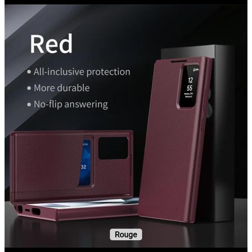 Coque Samsung S23 Ultra Marron Rabat