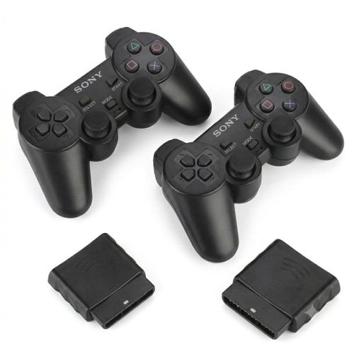 Lot 2 manettes PS2 sans fil