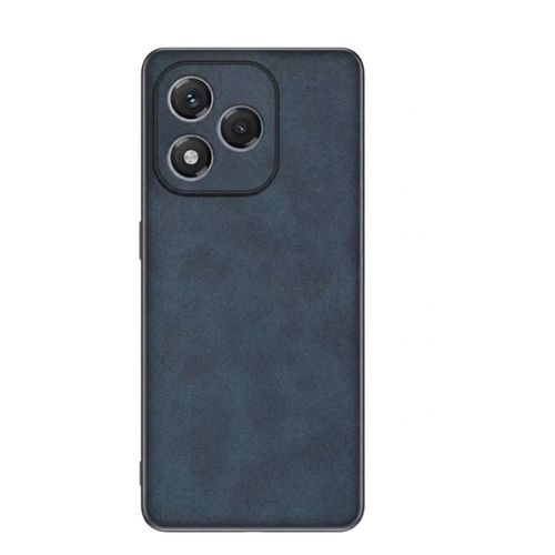 Coque MODÈLE LUXUEUX POUR HONOR 400 Lite ( couleur bleu-nuit ) - ÉLÉGANTE, LÉGÈRE ET ULTRA FINE AVEC FINITION DOS EN SIMILI-CUIR TRÈS RIGIDE ET ANTI-DÉRAPANTE