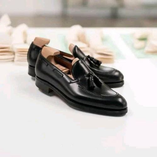 mocassin homme en cuir -noir
