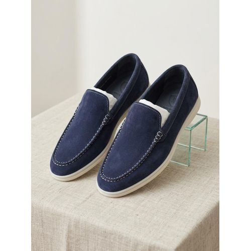 mocassins en daim