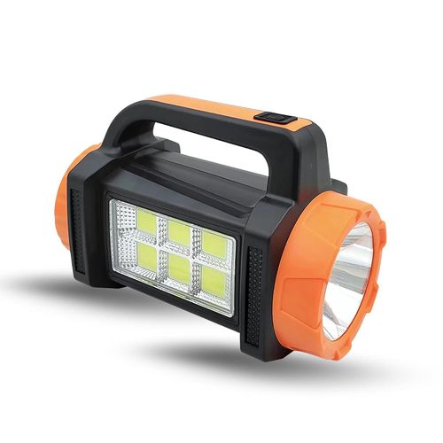 Lampe torche LED rechargeable avec chargement solaire et éclairage