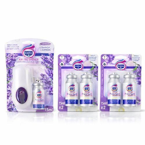 Diffuseur Automatique + Recharges Parfumées Lavande – Fraîcheur Continue pour Maison