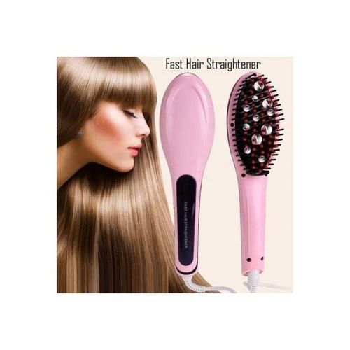 Brosse Chauffante - Lisser - Démêler+Indicateur Numérique