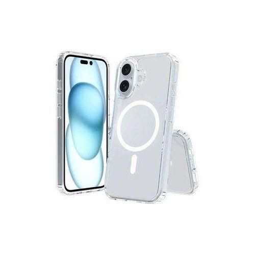 Coque Transparente Magsafe Compatible Iphone 16 Avec Antichoc - Transparent