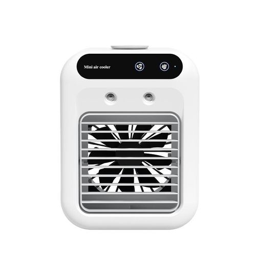 Mini Climatiseur USB de Bureau – Ventilateur Rafraîchisseur Portable avec Brumisation, Silencieux