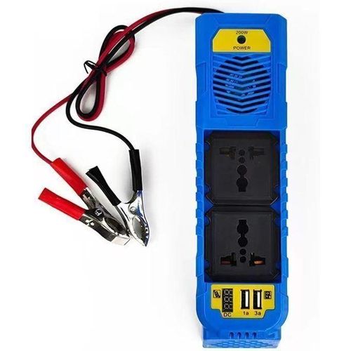 Puissant Onduleur Intelligent Haute Puissance 12 V à 220 V Pour Voiture, Ventilateur De Téléphone Portable, Petit Appareil Ménage