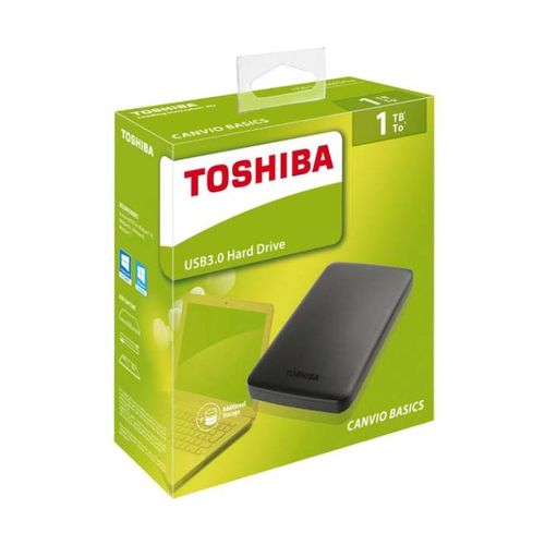 Disque Dur Externe TOSHIBA 1000Go/ 1To Noir