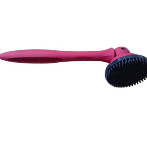 Brosse Ajustable Solide De Ménage Et Vaisselle -Rouge
