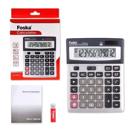 Calculatrice a 12 chiffres - Foska