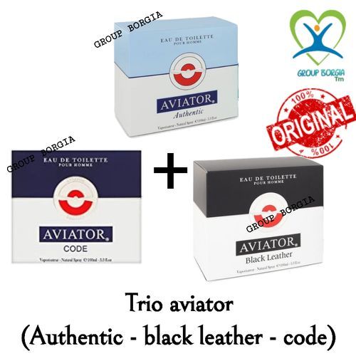 3 Parfums Aviator (authentic + Black Leather + Code)