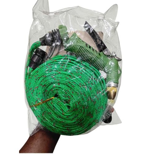 Tuyau d'arrosage en tissu polyester haute ténacité et extensible 10 mètres