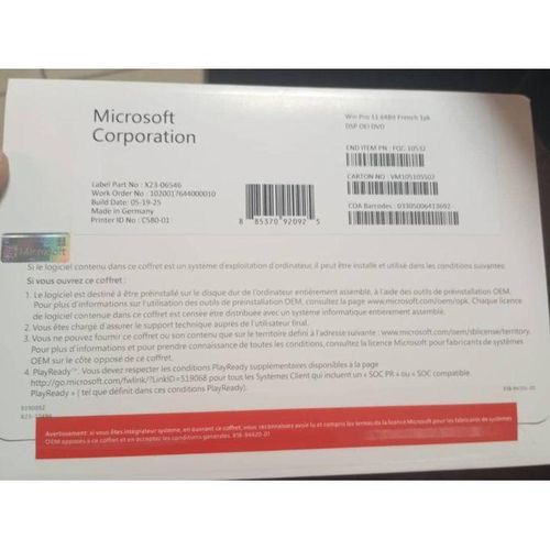Windows 11 pro DVD
