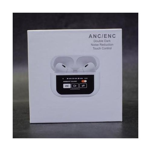 A9 Pro 2 ANC/ENC Double Réduction Du Bruit Sombre Contrôle Tactile Écouteurs Sans Fil Avec écran Intelligent