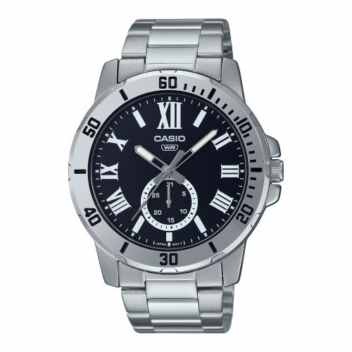 Montre homme MTP-VD200D-1BUDF bracelet en acier inoxydable