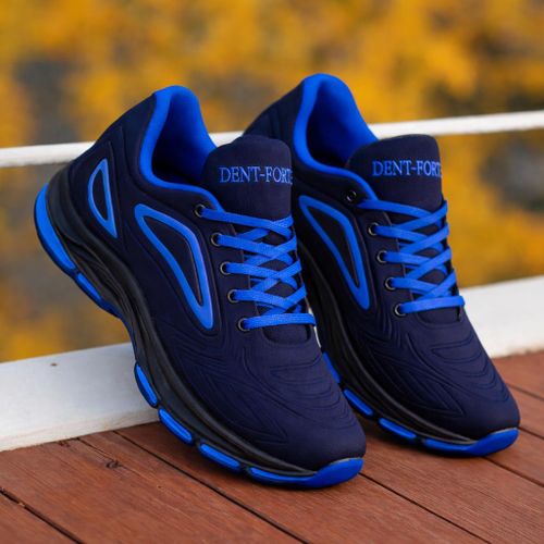 Chaussure basket de sport homme _ chaussure en gomme _ bleu