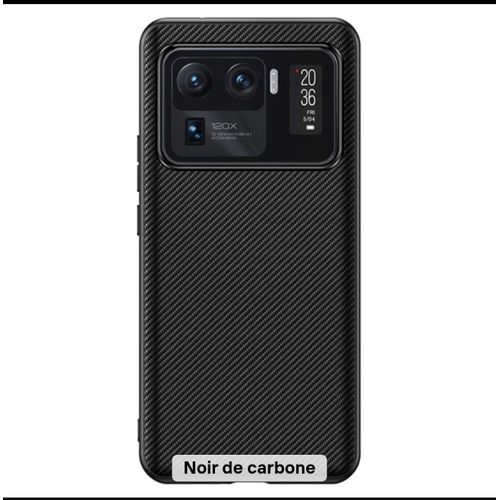 Coque Xiaomi 11 Ultra noir tissu