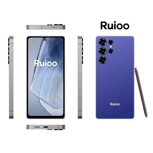 Smartphone Android RUIOO S25 Ultra, 8 Go + 128 Go, écran de 6,8 pouces