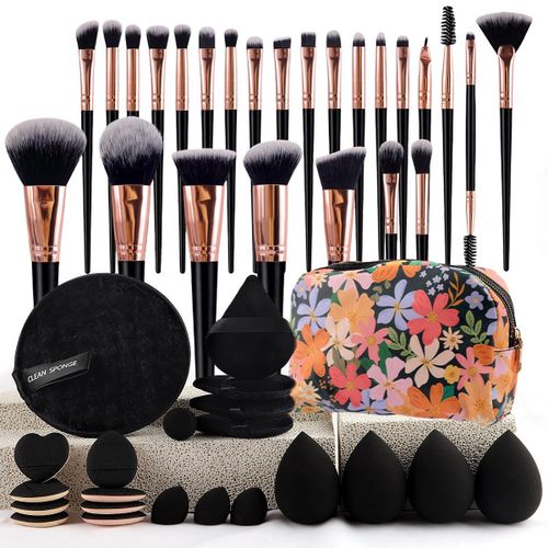 Ensemble complet d'outils de beauté 47 pièces, grande combinaison pour le lavage du visage et le maquillage