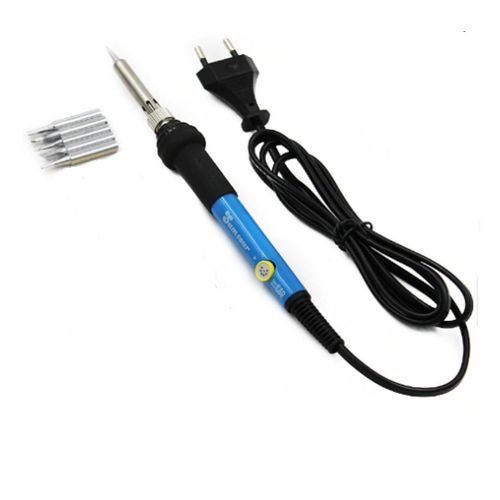 FER À SOUDER 60W ( à Température Ajustable ) + 5 EMBOUTS