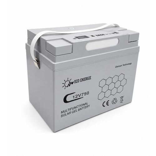 Batterie Solaire Multifonction 12v750 avec Convertisseur et Régulateur Intégré plus Télécommande