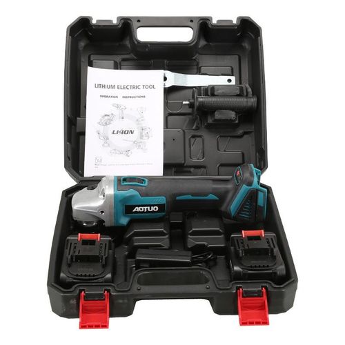 Meuleuse d'angle électrique sans balais 220 V, 125 mm et 100 mm, 3/4 de vitesse