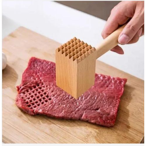 marteau alimentaire à viande en bois - maillet à viande en bois