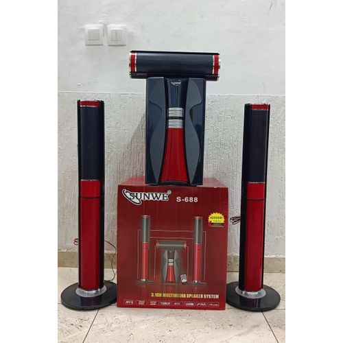 Chaine HIFI Puissant Home Cinéma Multimédia Bluetooth MP3/USB