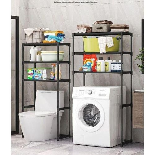 Étagère De Rangement à 3 Niveaux Pour Salle De Bain, Sur Support De Toilettes, Pour Machine à Laver