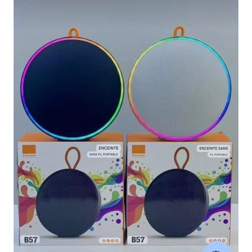 Enceinte Sans Fil Portable B57 – Le son circulaire et lumineux qui anime vos espaces