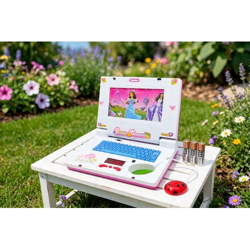 Computer Ordinateur Educatif Musical Pour Enfants + 3 Piles Offertes