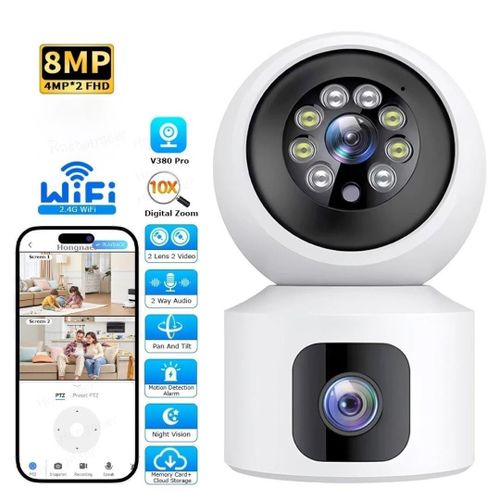 Camera de surveillance Wi-Fi contrôle à distance et détection de mouvement