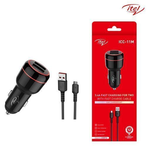 Kit De Chargeur De Voiture à Double Charge Rapide ICC-11M 3.4A