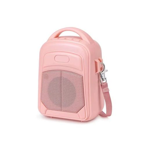 BAFFLE Haut Parleur Bluetooth en Model Sac Portable - Rose