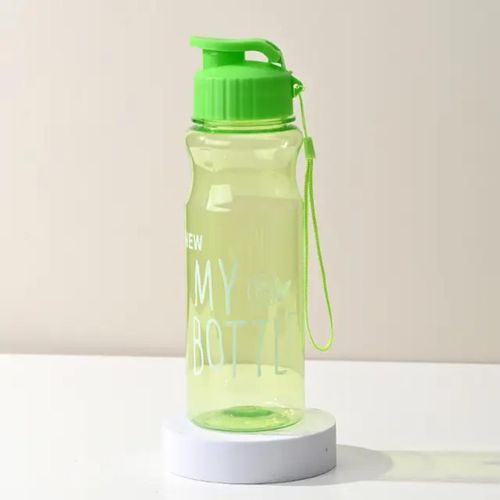 Gourde 500ml - transparent -resistant en plastique - pratique
