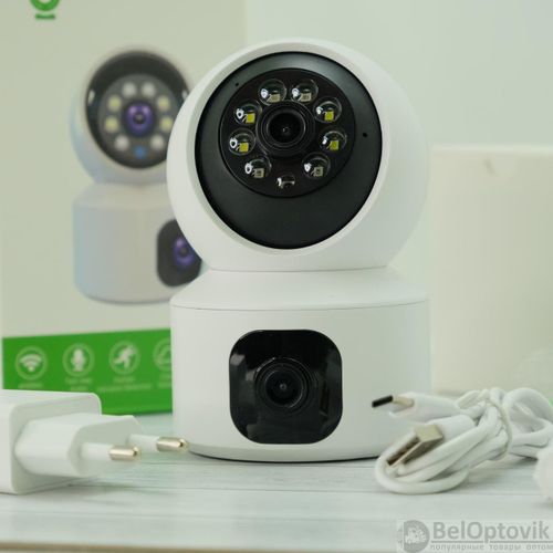 SMART CAMERA WIFI- Sécurité 24h/24- Détecteur de mouvement- Suivi automatique- 360 degrés