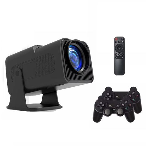 Projecteur de jeu HY320 système Android 11, prise ue - Noir
