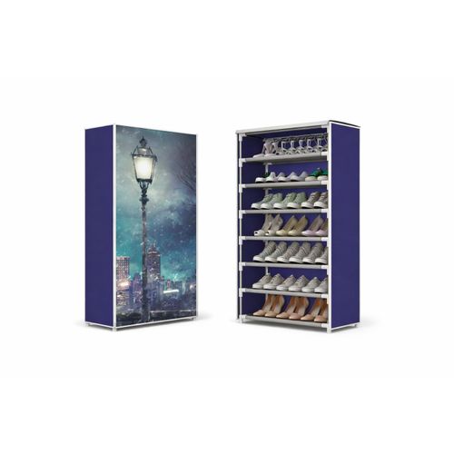 Armoire à Chaussures en Tissu Multi-Niveaux – Grande Capacité & Décor Moderne